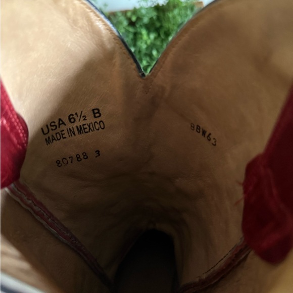 Shyanne Red Gemma Snip Toe Western Cowboy Boots - Picture 9 of 10